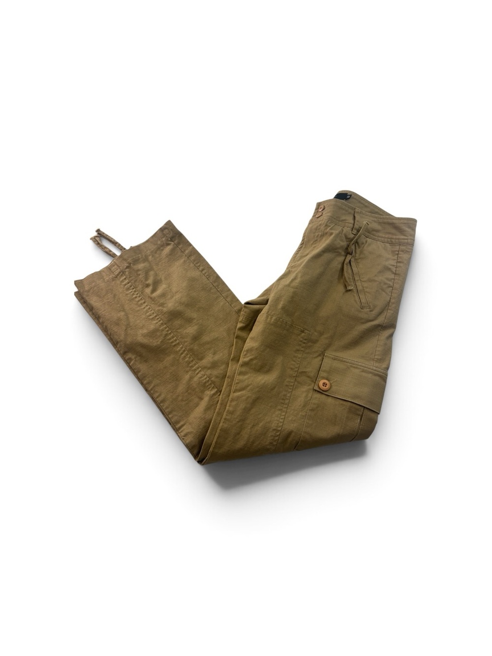 Billy Blues Khaki Cargo Pants Made in USA Size 10 Zipper Detail